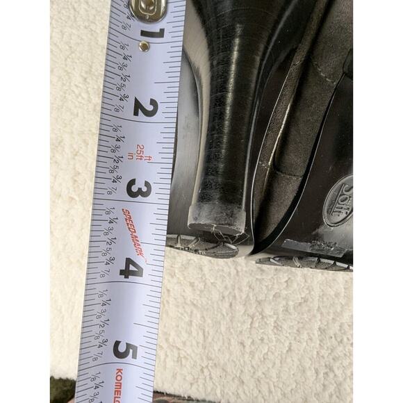 Sole Society Boots Womens 8.5 Gerii Slouchy Heels Knee High Gray Suede Pull On - Picture 6 of 11